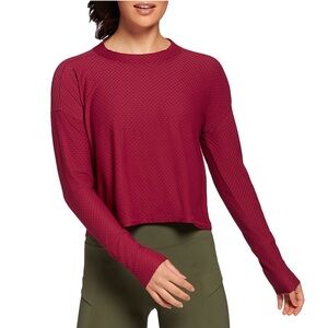 Calia Woman’s Diamond Mesh Shirt